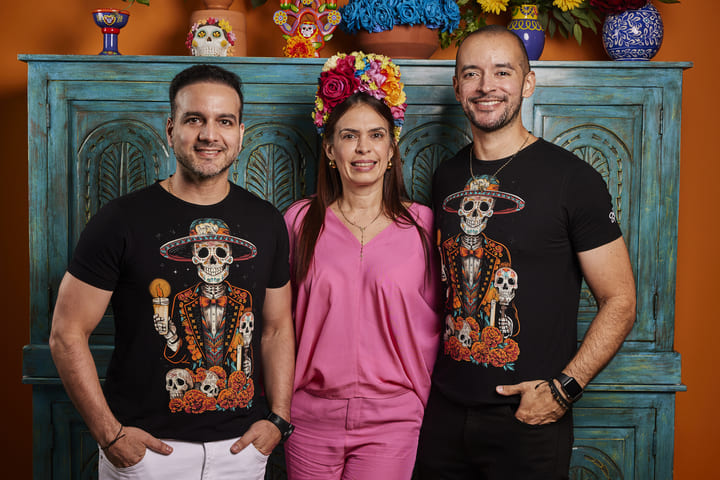 Catrina Querida Team Photo with 3 people